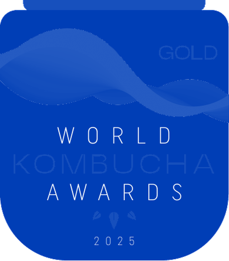 World Kombucha Awards 2025 gold, won by Folk Kombucha